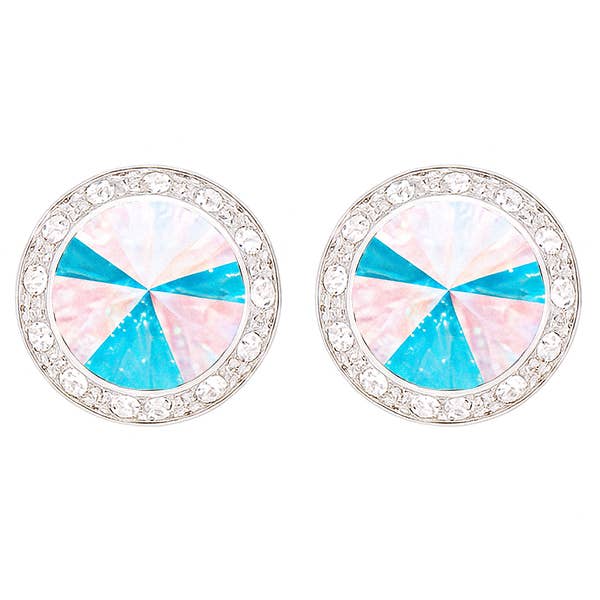 2710C Clip-on Performance Earrings (17mm): AB