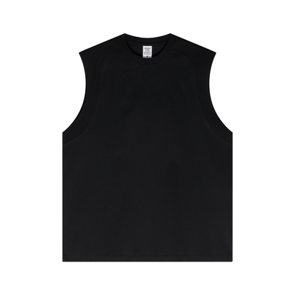 Unisex Summer Lyocell Cooling Paneled Loose Tank Top