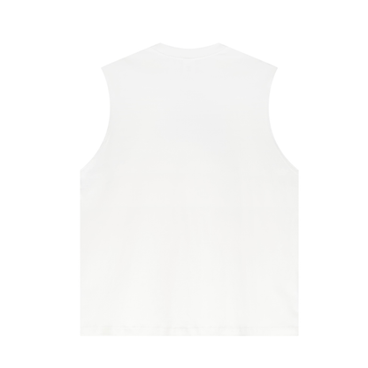 Unisex Summer Lyocell Cooling Paneled Loose Tank Top