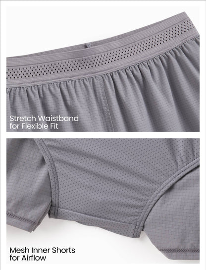 PatPat Lightflow™ Kids Boys Ultra-Light Quick-Dry Athletic Shorts