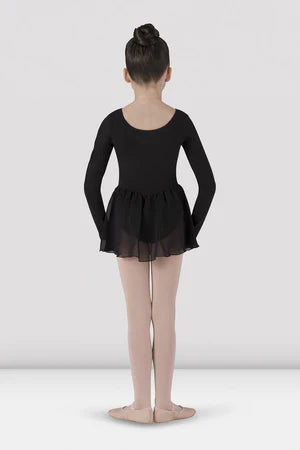 Bloch Girls Long Sleeve Skirted Leotard