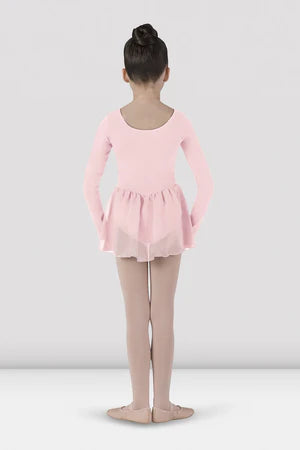 Bloch Girls Long Sleeve Skirted Leotard
