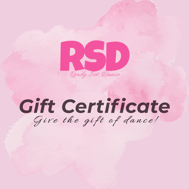Ready, Set, Dance Gift Card