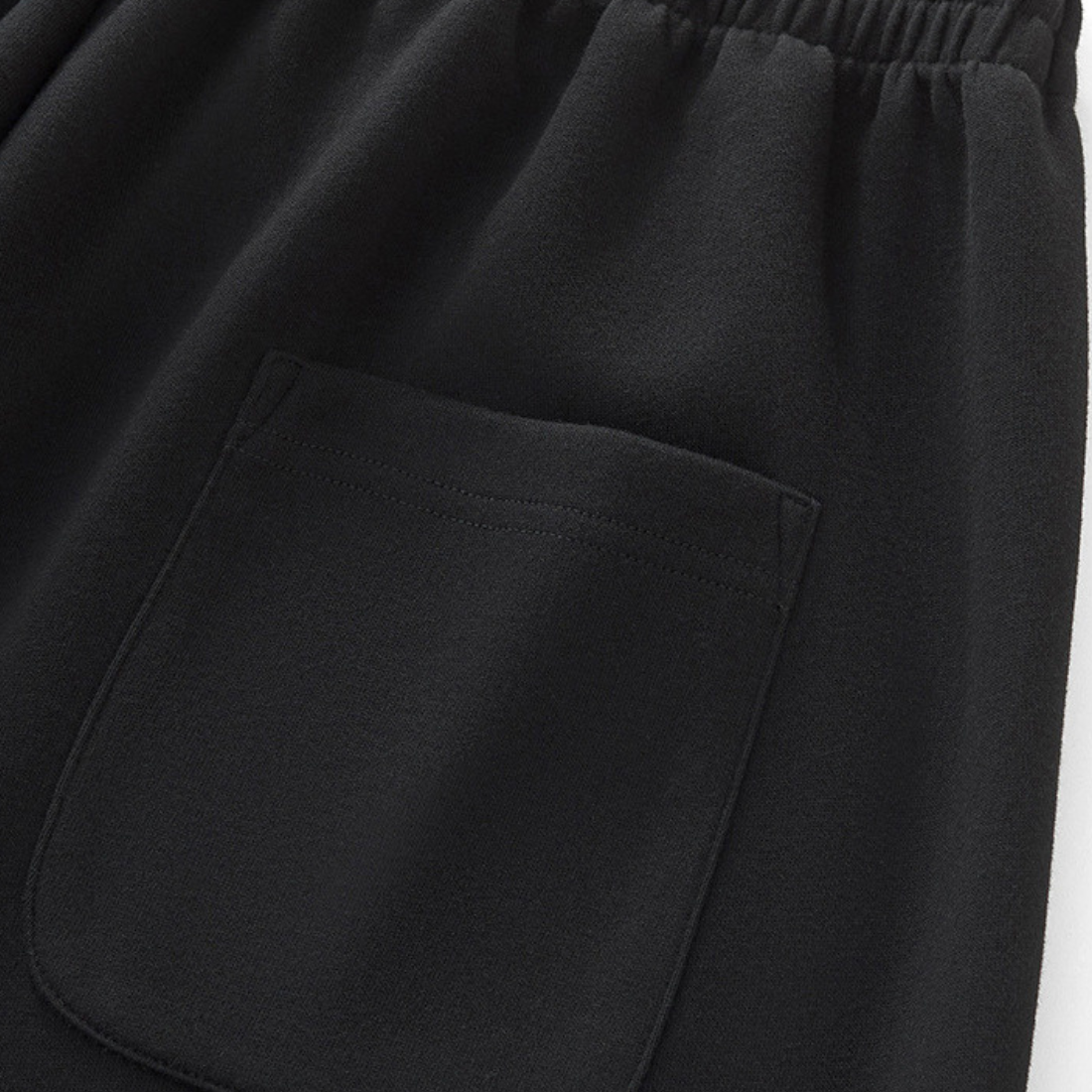 Men's Color Block Elastic Drawstring Cuff Wide Leg Pants
