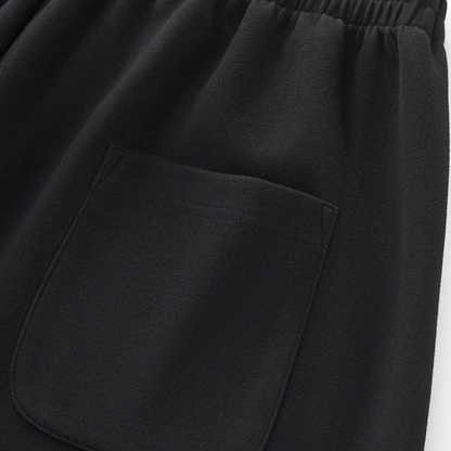 Men's Color Block Elastic Drawstring Cuff Wide Leg Pants