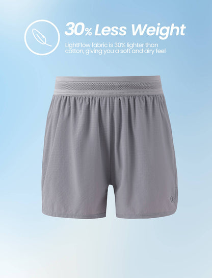 PatPat Lightflow™ Kids Boys Ultra-Light Quick-Dry Athletic Shorts
