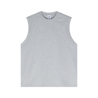 Unisex Summer Lyocell Cooling Paneled Loose Tank Top
