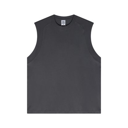 Unisex Summer Lyocell Cooling Paneled Loose Tank Top